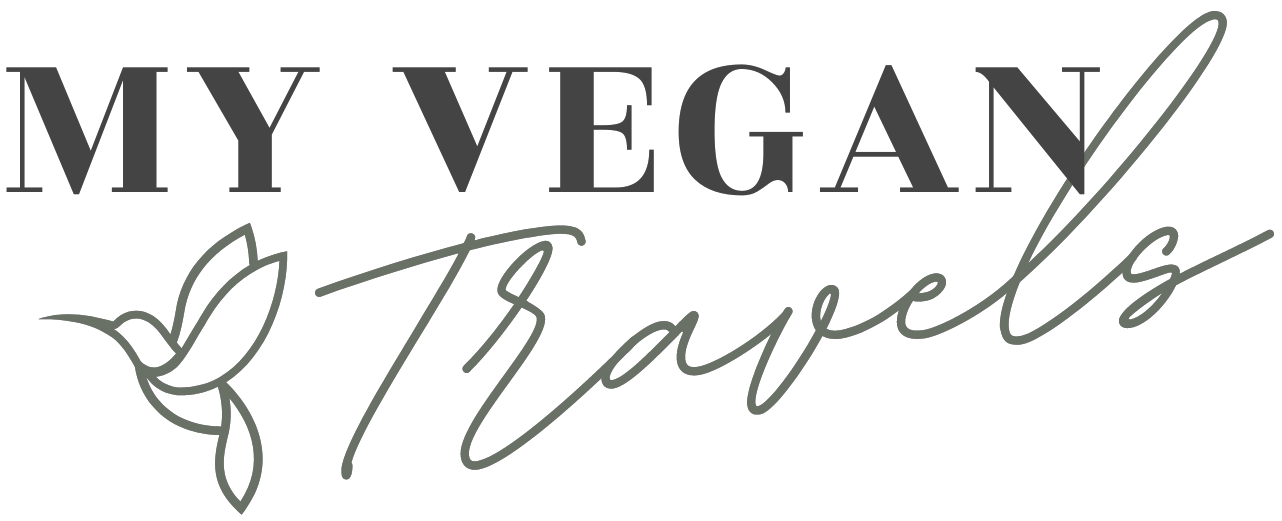 My vegan travels blog logo