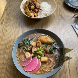 Vegan Asian food from Plantasia in Mexico City