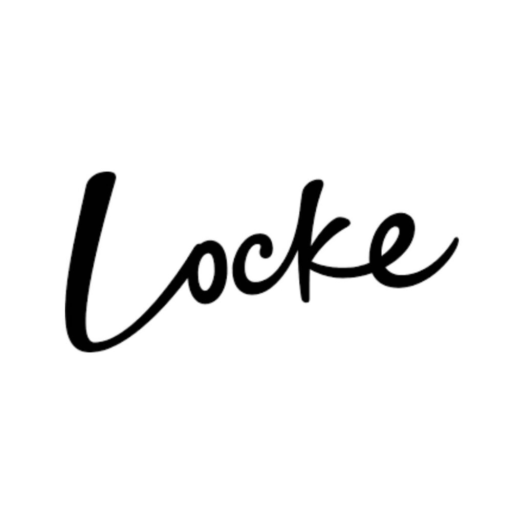 Locke logo - a vegan travel resource
