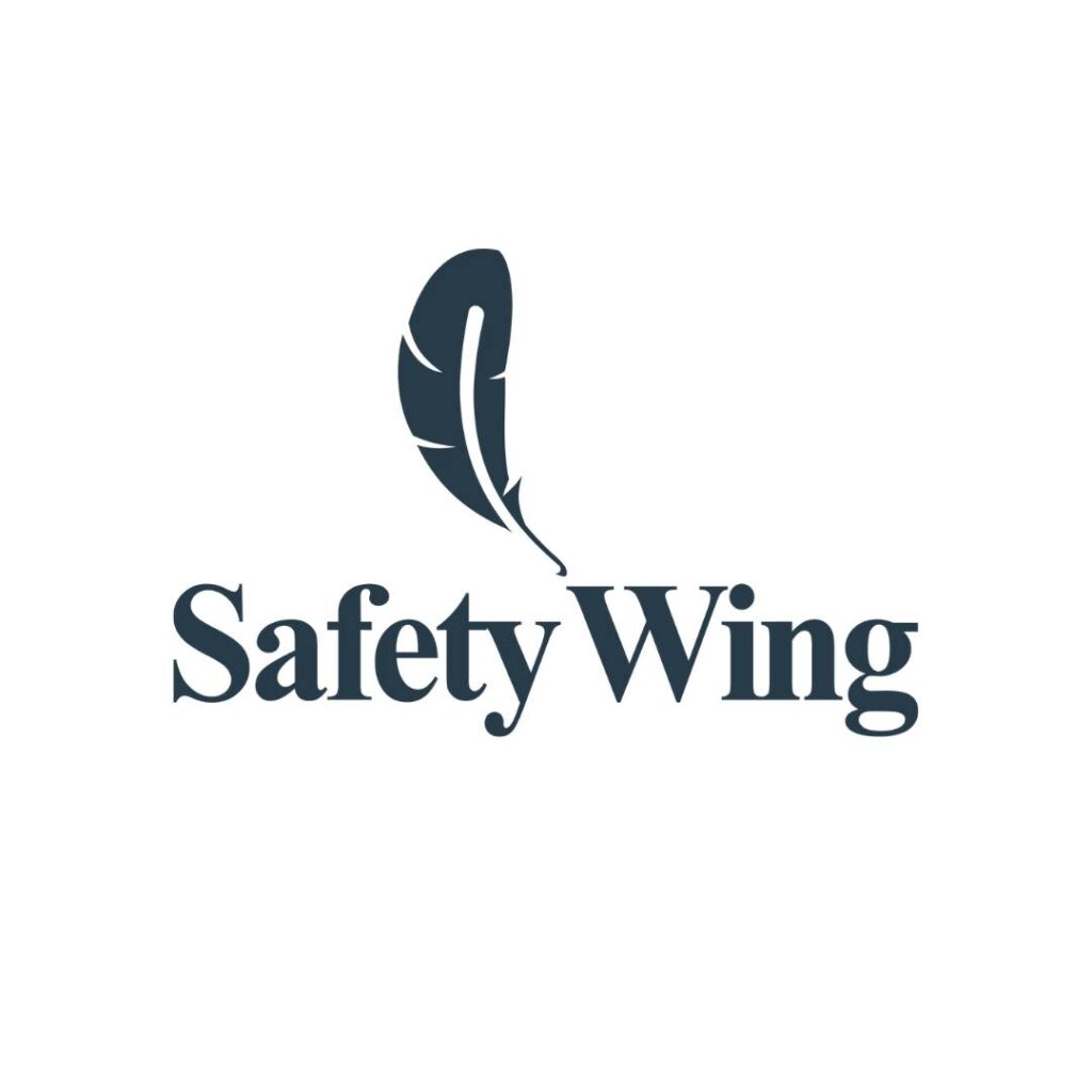 SafetyWing logo - a vegan travel resource